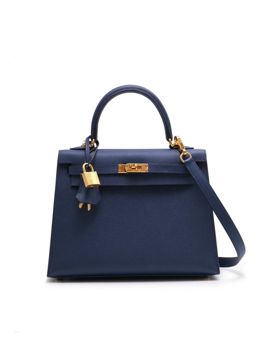 HERMES Kelly 25 - 海軍藍金 W