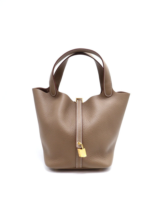 HERMES Picotin 22 - 灰金