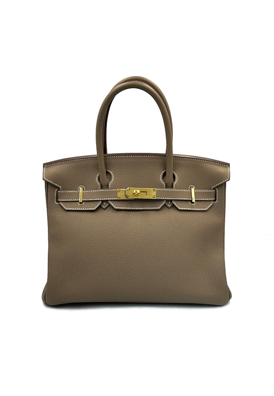 HERMES BirKin 30 - 大象灰金