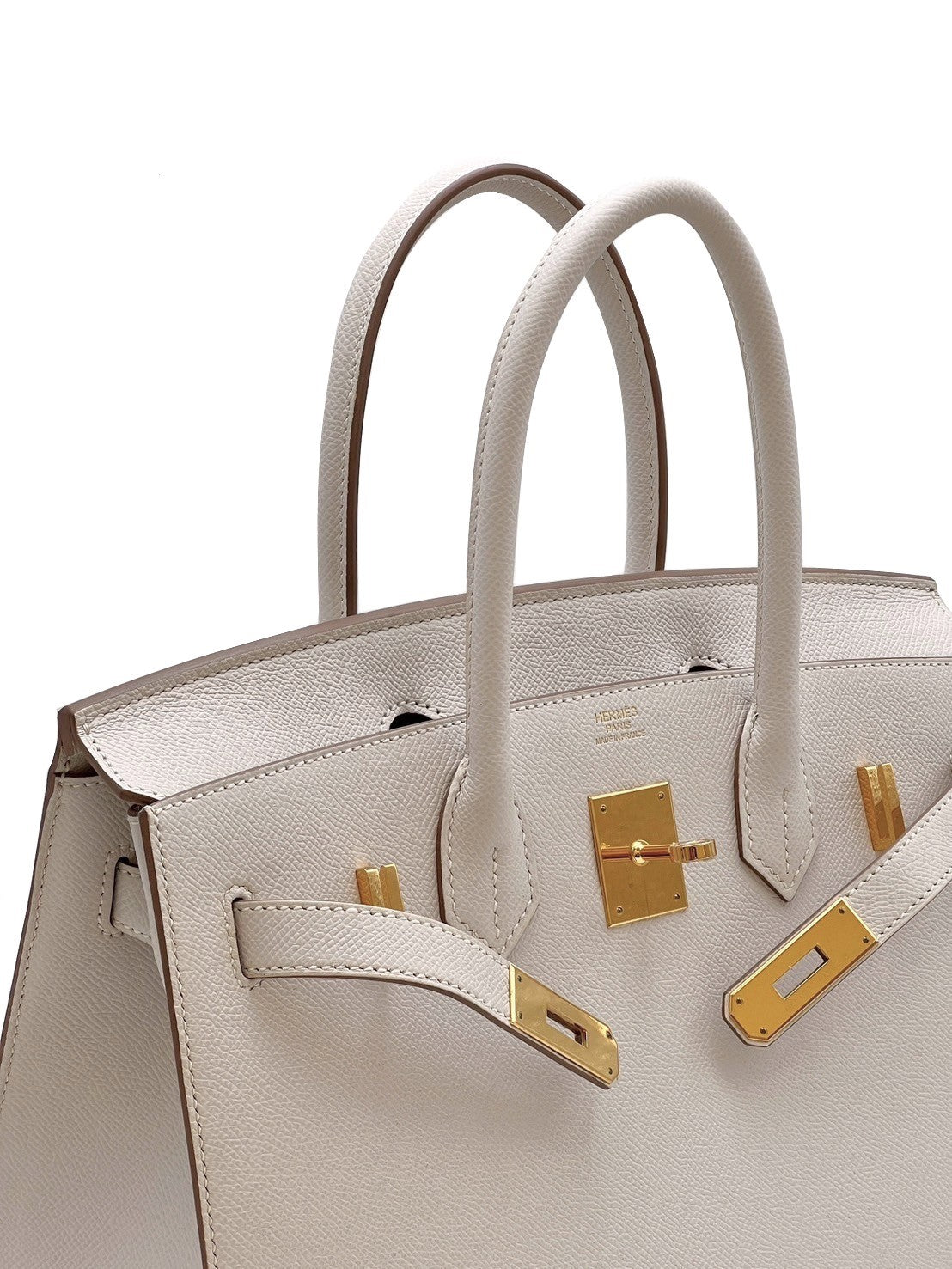 HERMES Birkin 30 - 奶灰白金 B