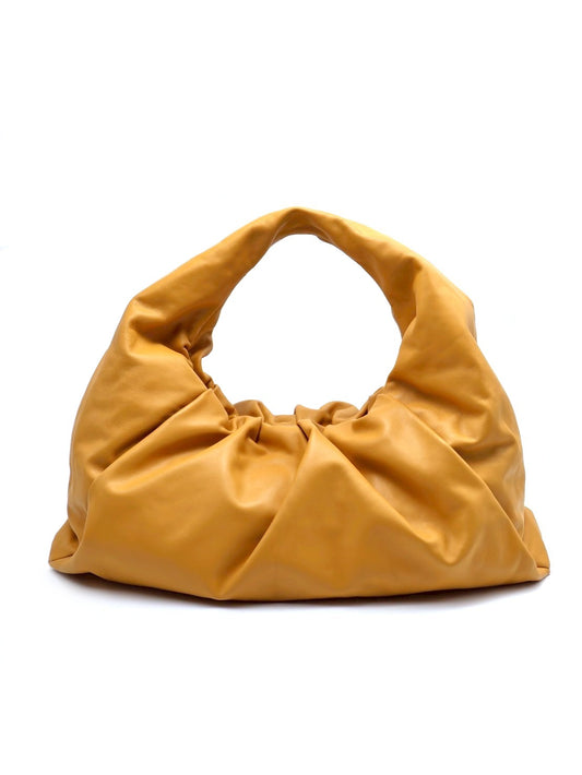 BOTTEGA VENETA The shoulder Pouch牛角肩背包 - 芥末黃