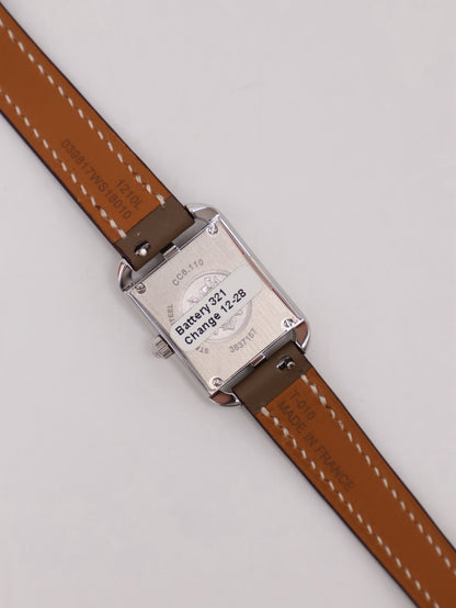 HERMES Cape Cod腕錶 - 27 大象灰銀 K