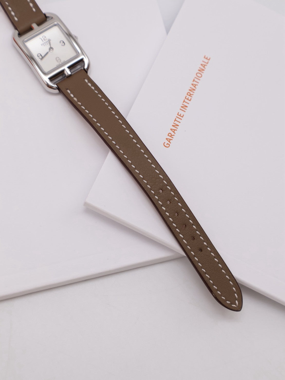 HERMES Cape Cod腕錶 - 27 大象灰銀 K