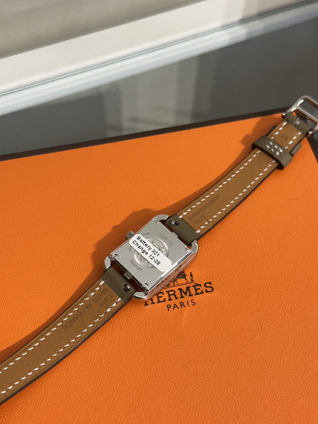 HERMES Cape Cod腕錶 - 27 大象灰銀 K