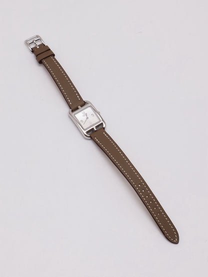 HERMES Cape Cod腕錶 - 27 大象灰銀 K