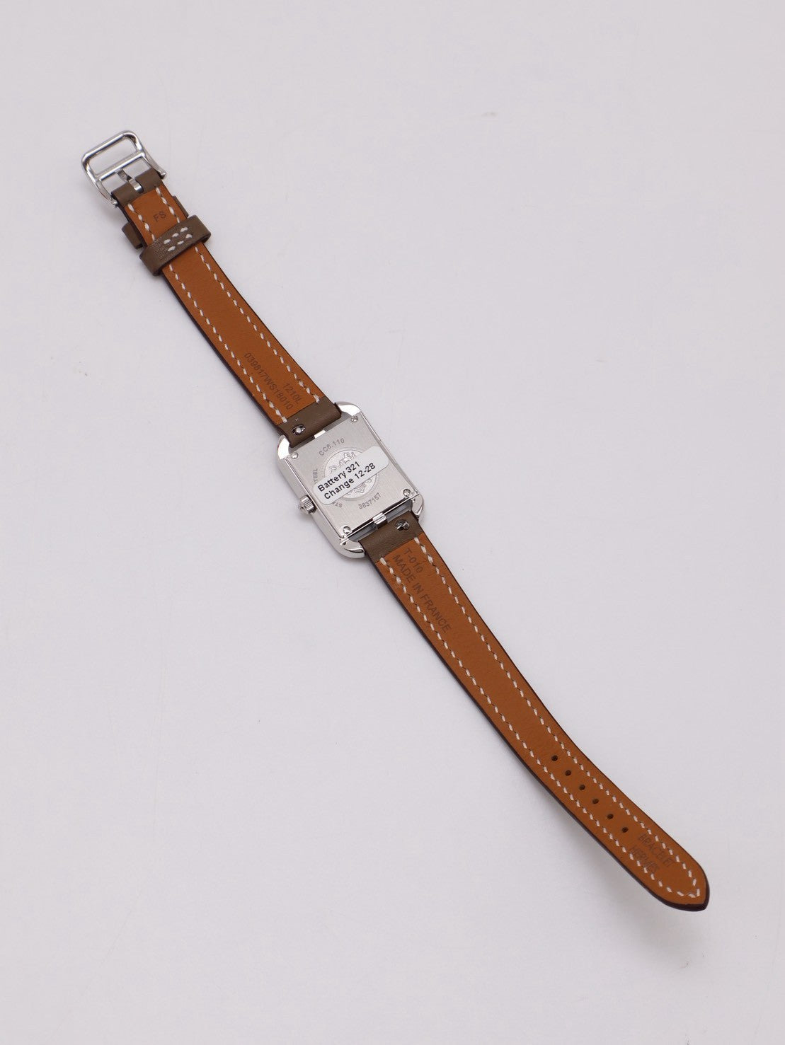 HERMES Cape Cod腕錶 - 27 大象灰銀 K