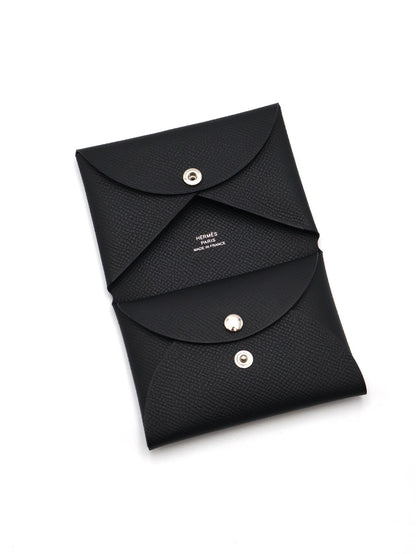 HERMES Calvi Duo - Noir 89 黑 G