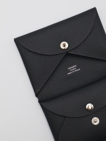 HERMES Calvi Duo - Noir 89 黑 G