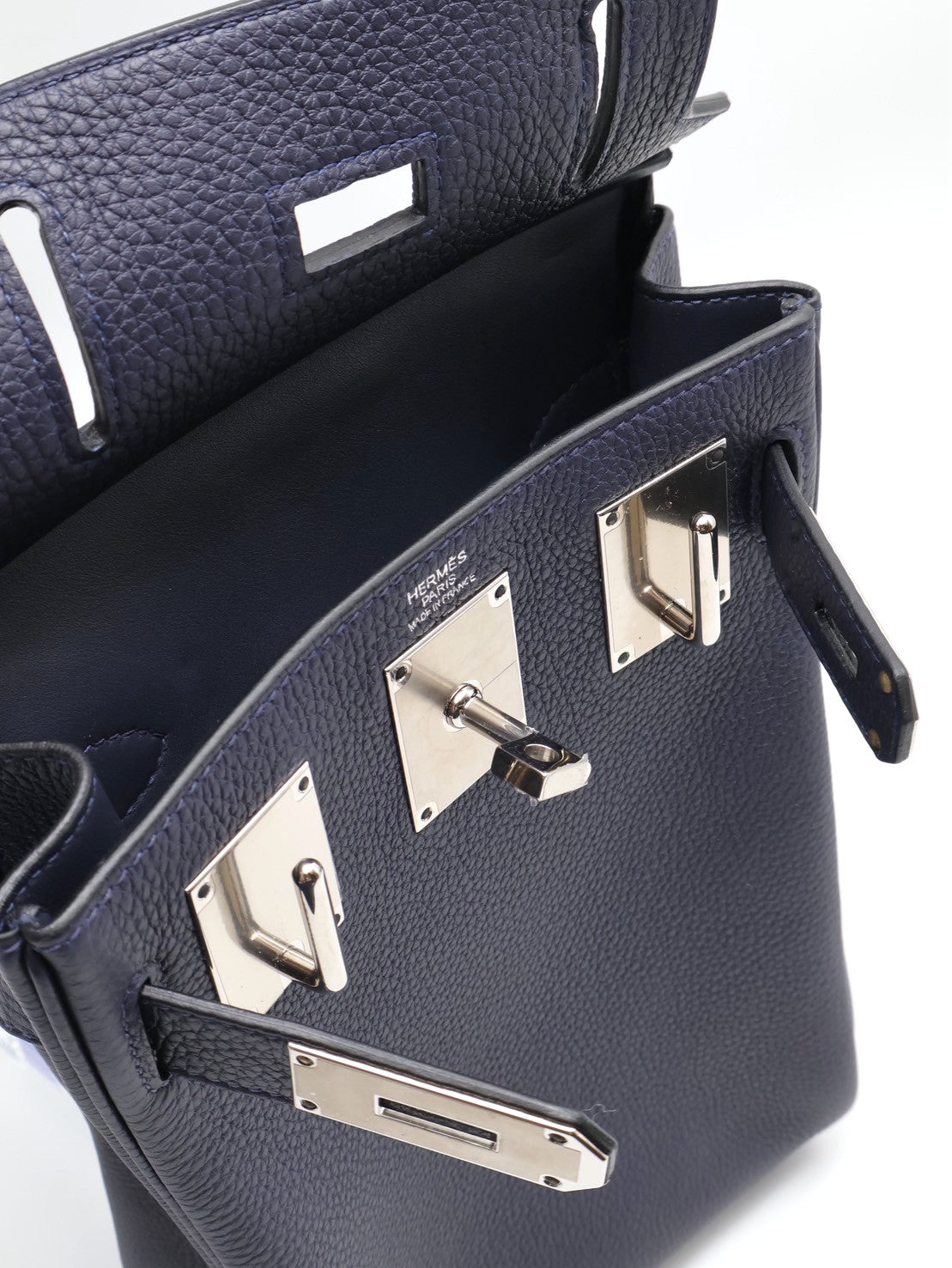 HERMES Hac a dos小號 - 午夜藍銀