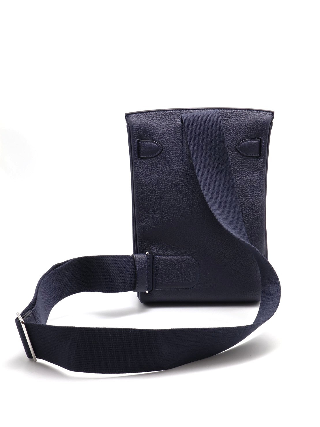 HERMES Hac a dos小號 - 午夜藍銀