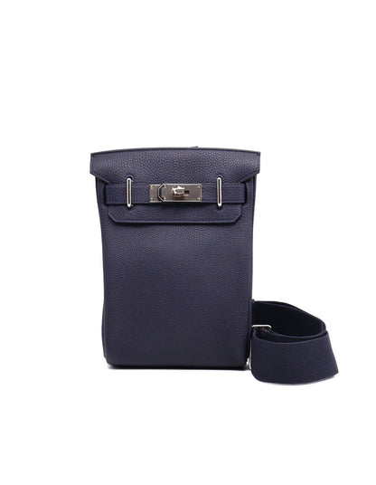 HERMES Hac a dos小號 - 午夜藍銀