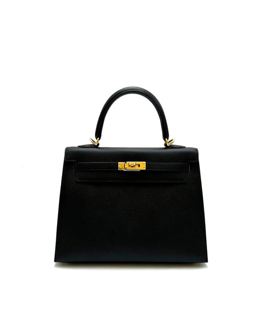 HERMES Kelly 25 - 黑金 Y