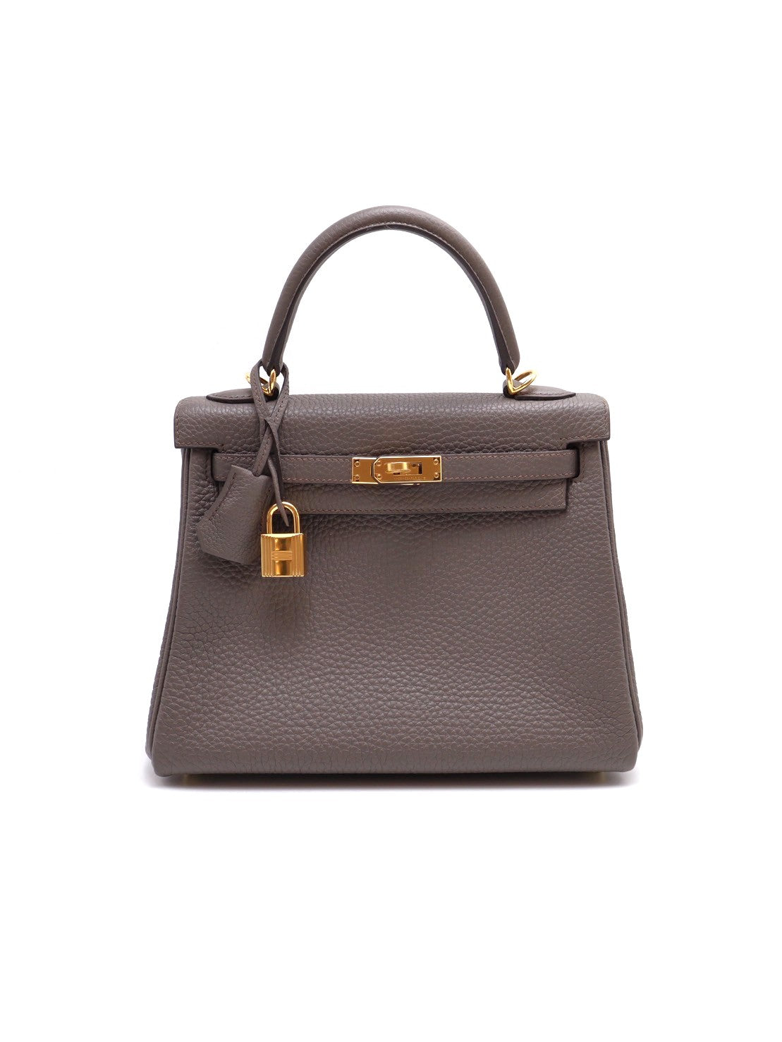 HERMES Kelly 25 - 錫器灰金