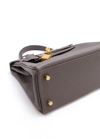 HERMES Kelly 25 - 錫器灰金