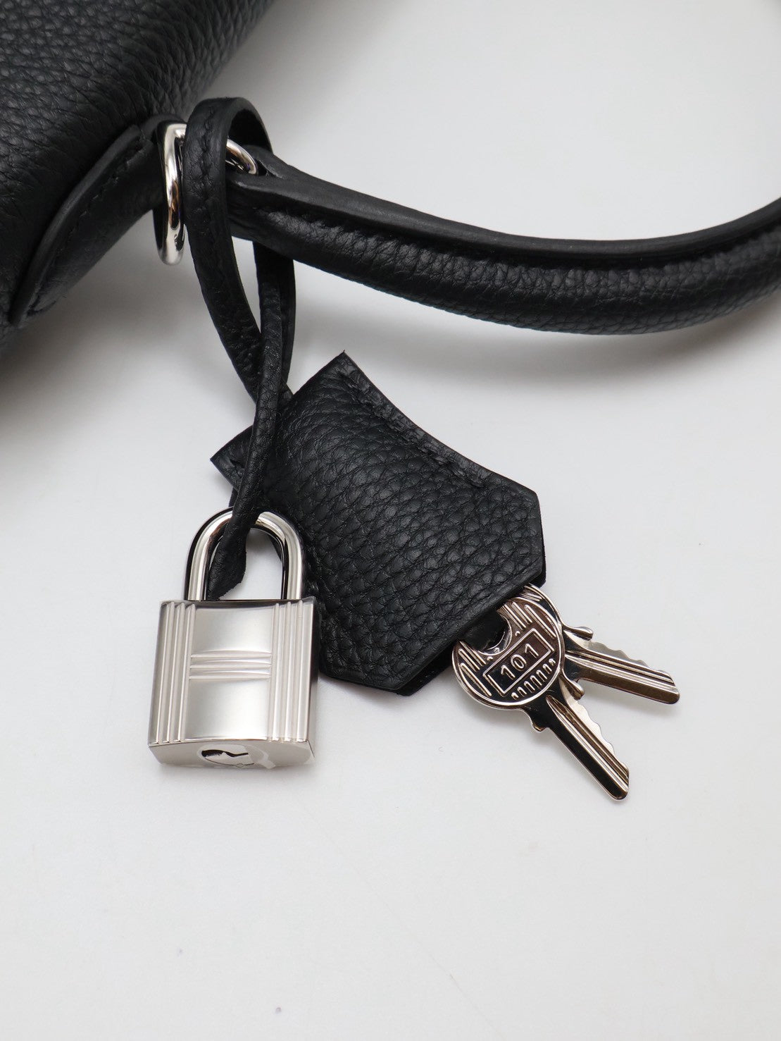 HERMES Kelly 25 - Noir 89 黑銀 G