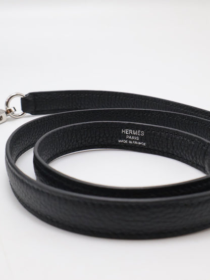 HERMES Kelly 25 - Noir 89 黑銀 G