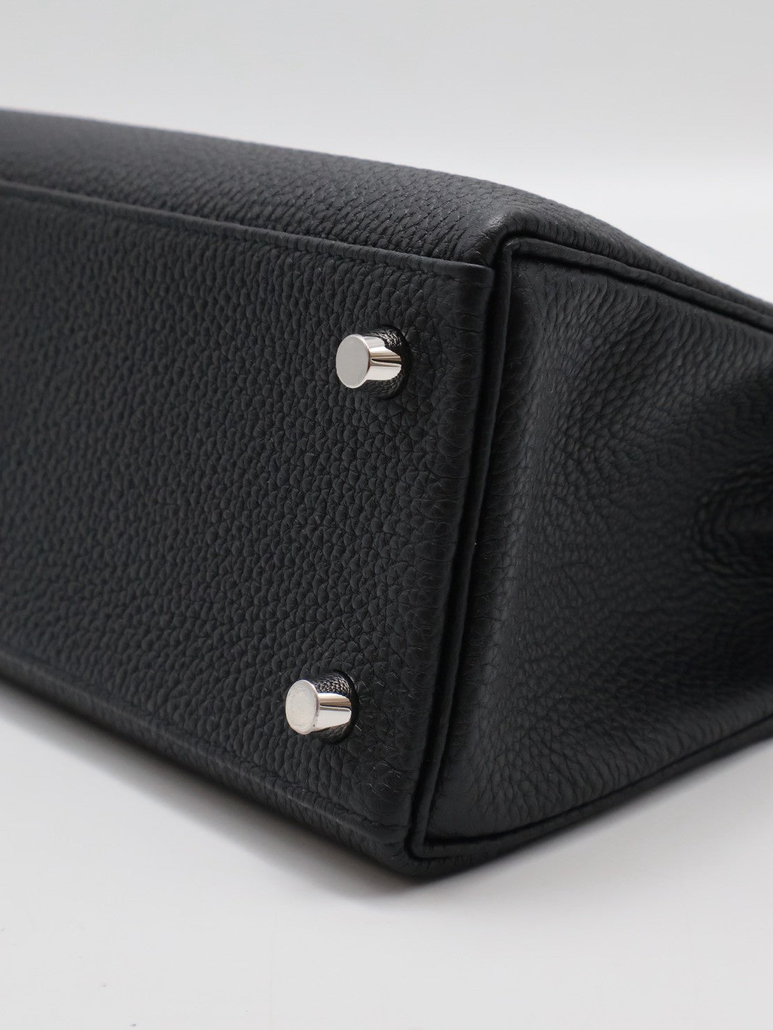 HERMES Kelly 25 - Noir 89 黑銀 G
