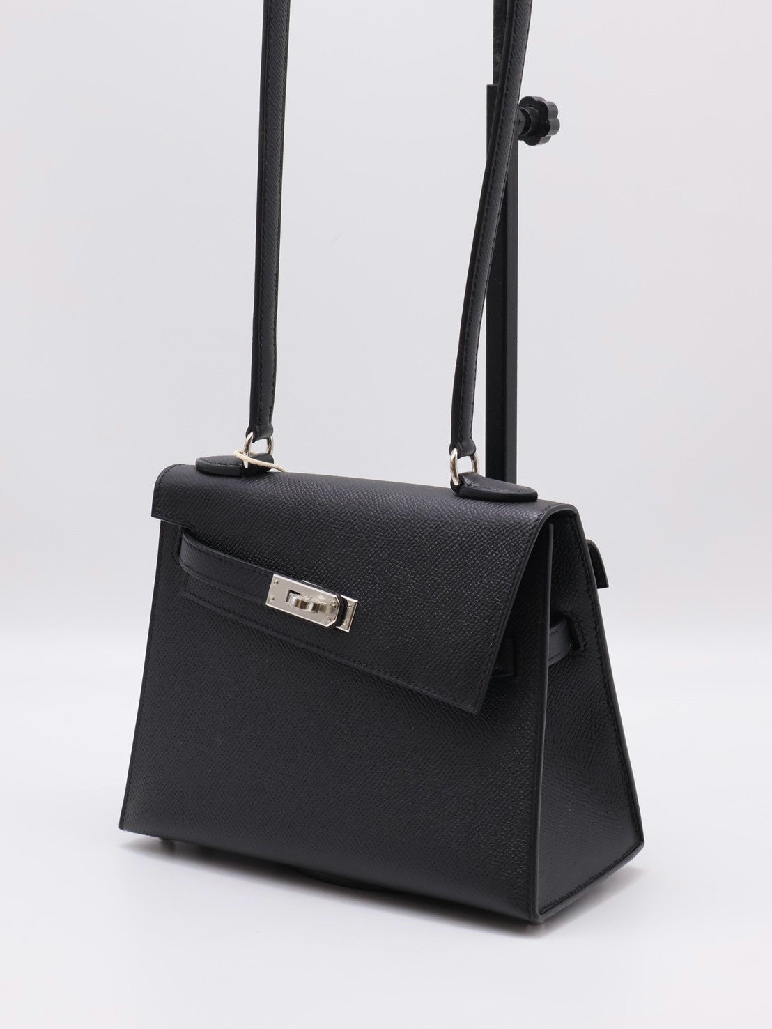 HERMES Kelly En Desordre 20 - Noir 89 黑銀 W