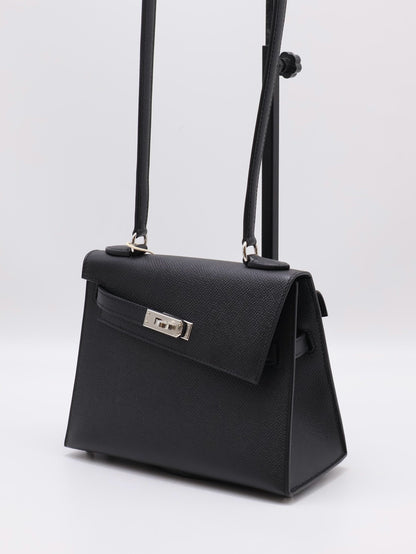 HERMES Kelly En Desordre 20 - Noir 89 黑銀 W