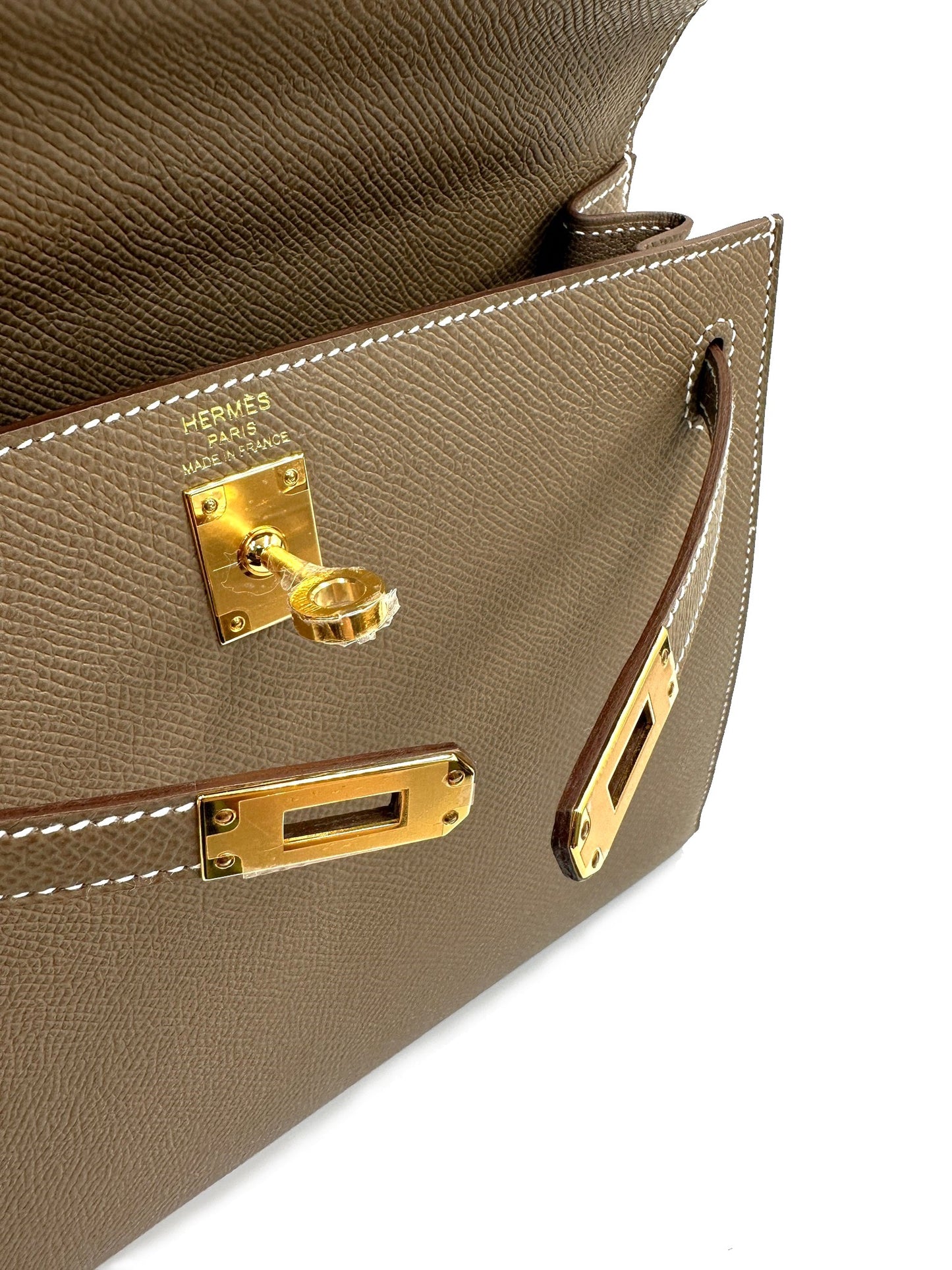 HERMES Kelly 25 - 灰金