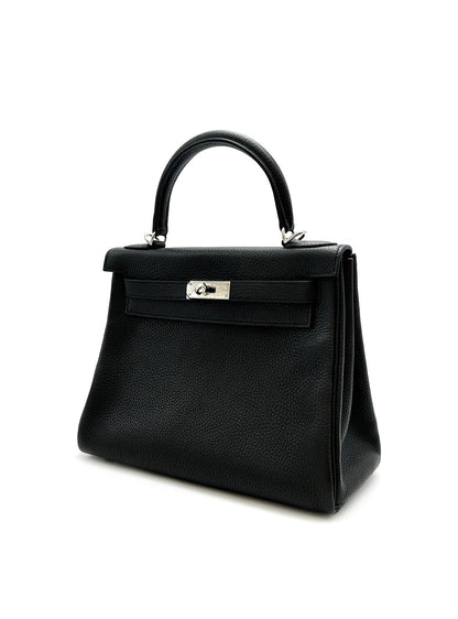 HERMES Kelly 28 - 黑銀 X