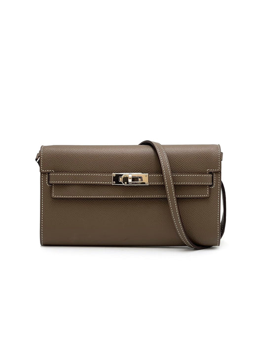 HERMES Kelly to go - 灰銀 D