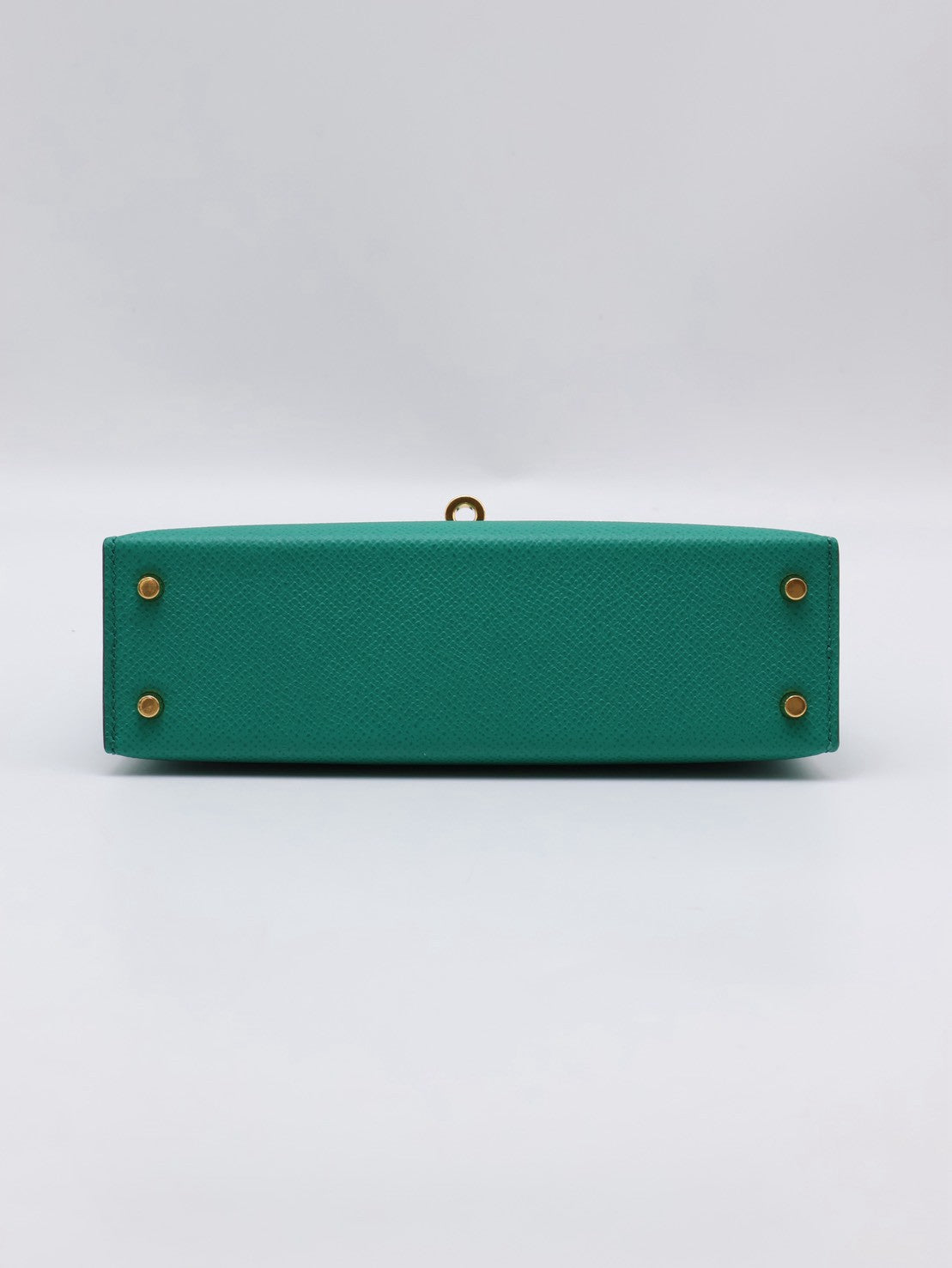 HERMES Mini Kelly ll - Vert Vertigo U4 絲絨綠金 Z