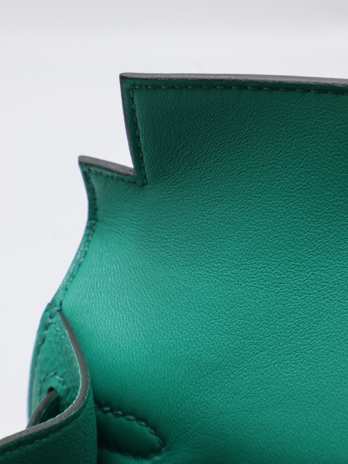 HERMES Mini Kelly ll - Vert Vertigo U4 絲絨綠金 Z