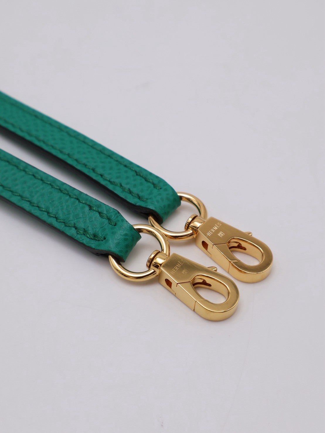 HERMES Mini Kelly ll - Vert Vertigo U4 絲絨綠金 Z
