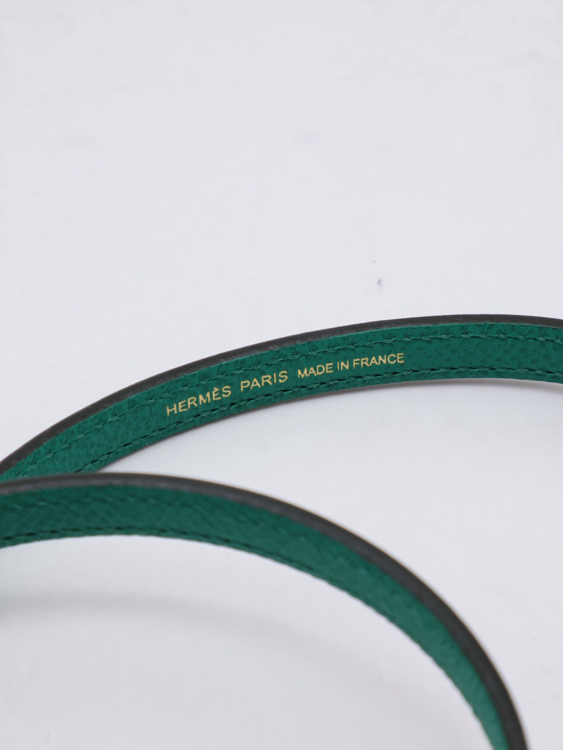 HERMES Mini Kelly ll - Vert Vertigo U4 絲絨綠金 Z