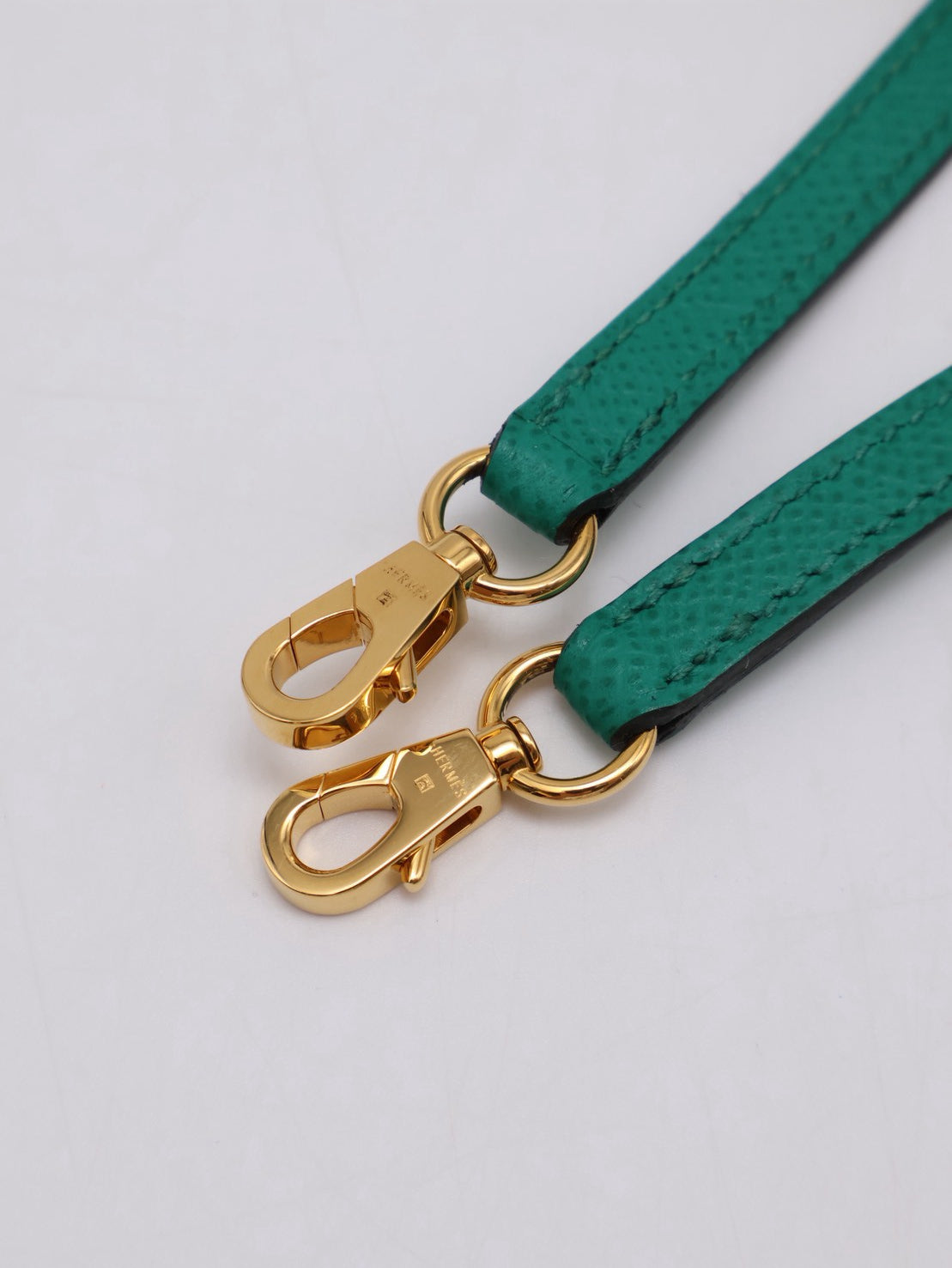 HERMES Mini Kelly ll - Vert Vertigo U4 絲絨綠金 Z