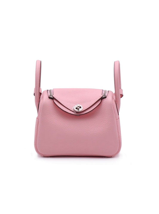 HERMES Mini Lindy ll - Rose Sakure 3Q 櫻花粉銀 K