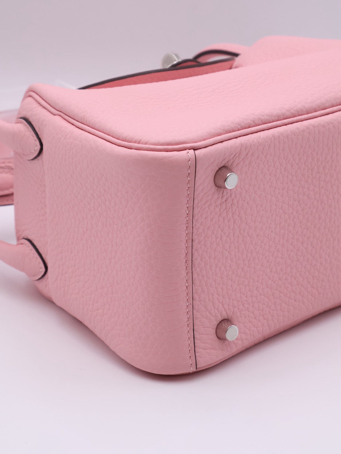 HERMES Mini Lindy ll - Rose Sakure 3Q 櫻花粉銀 K
