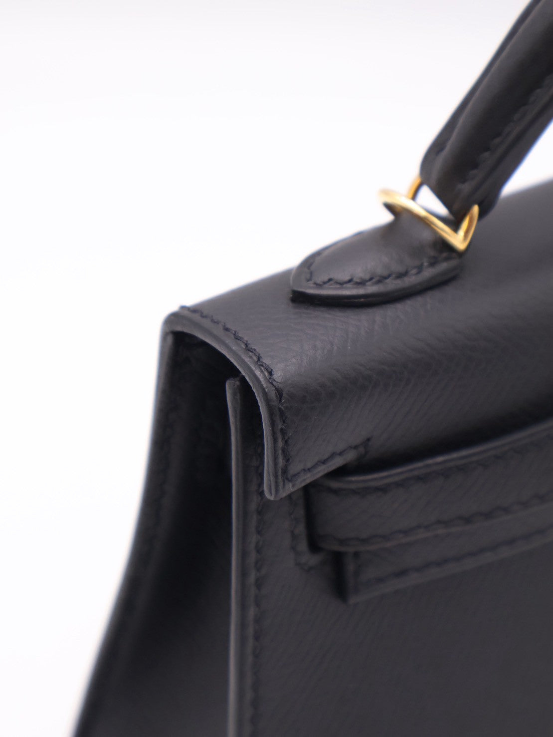 HERMES Mini Kelly ll - Noir 89 黑金 B