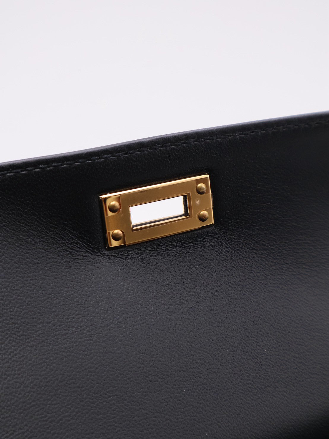 HERMES Mini Kelly ll - Noir 89 黑金 B