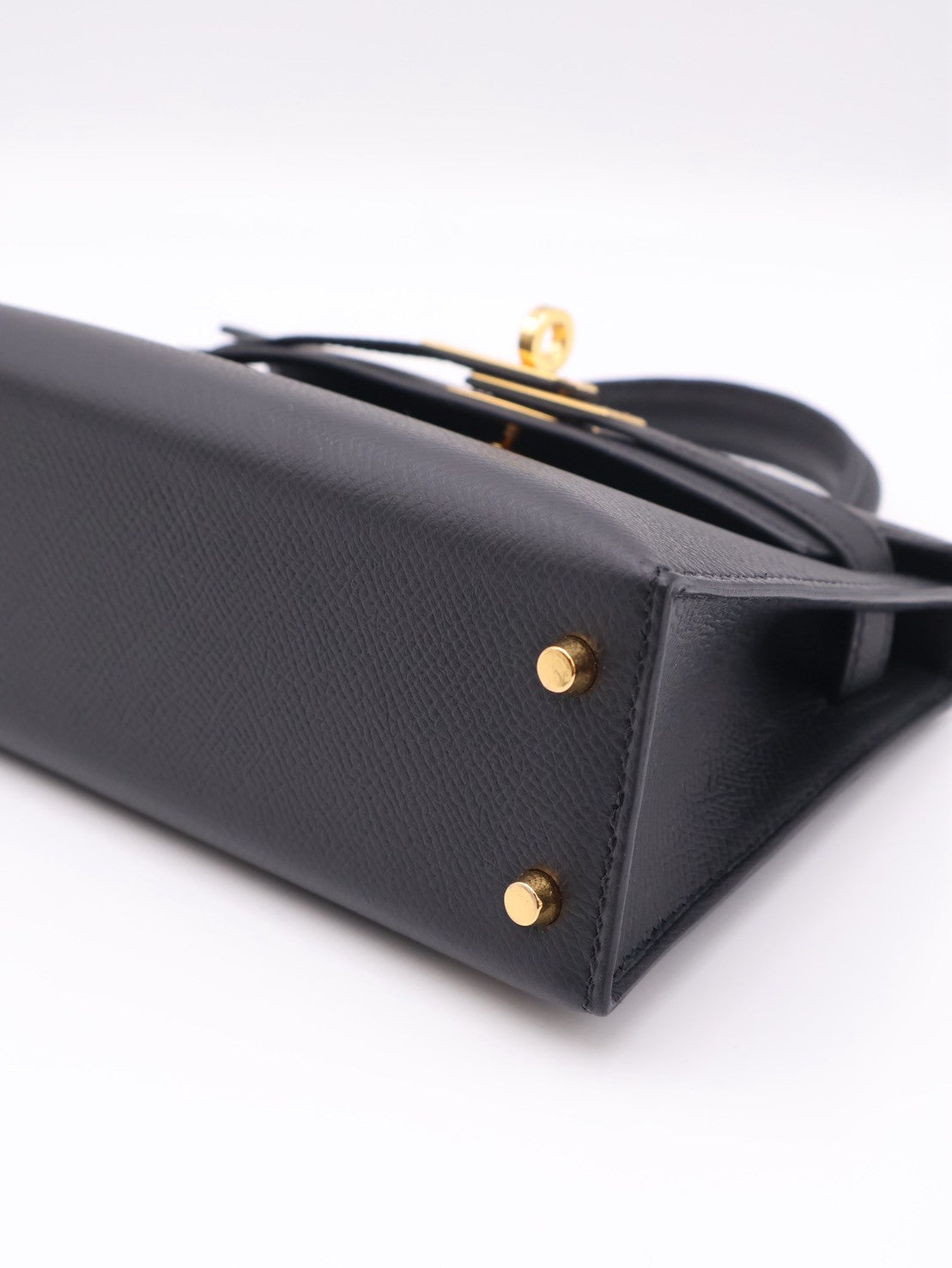 HERMES Mini Kelly ll - Noir 89 黑金 B