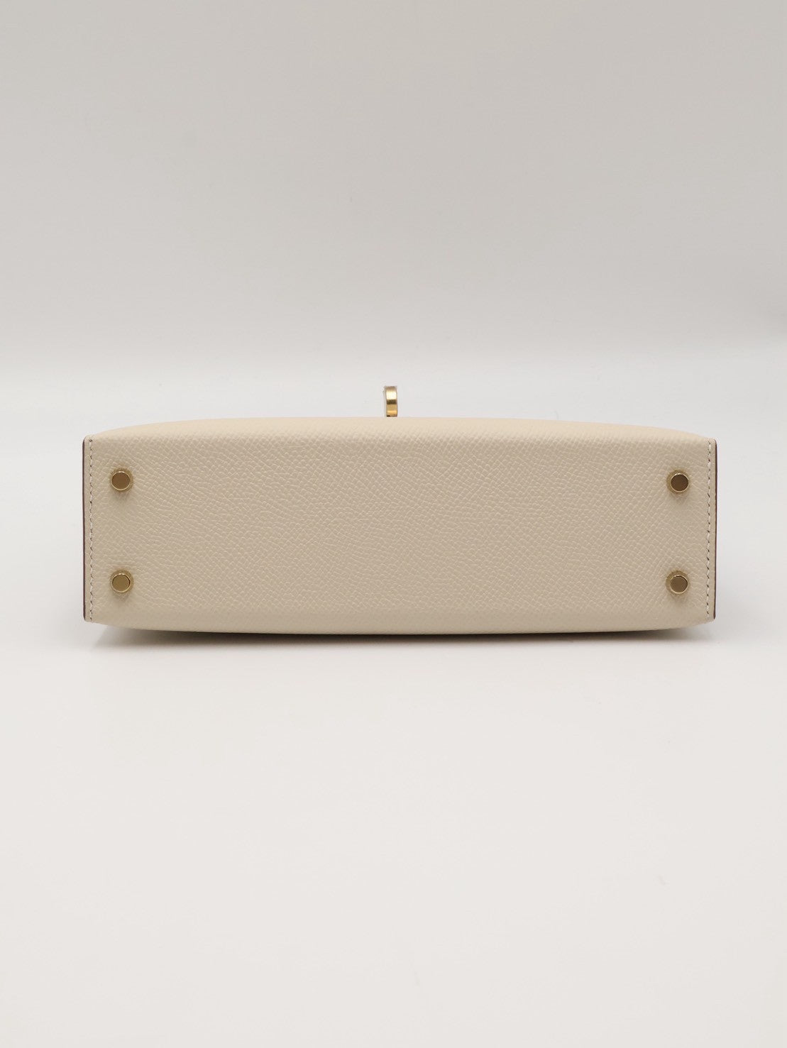 HERMES Mini Kelly ll - Craie/Etoupe 奶昔白拚大象灰金 W