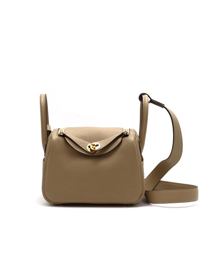 HERMES Mini lindy ll - 風衣灰金 K