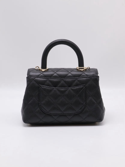 CHANEL Coco Handle - Mini黑金