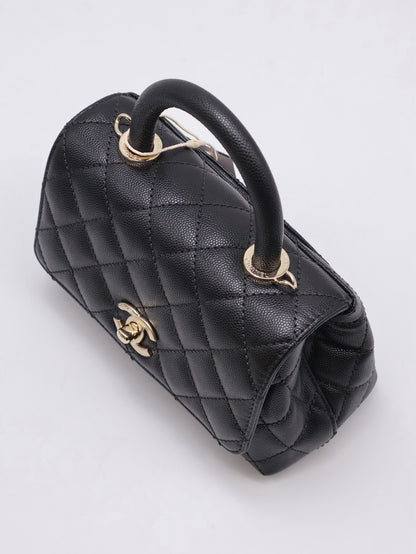 CHANEL Coco Handle - Mini黑金