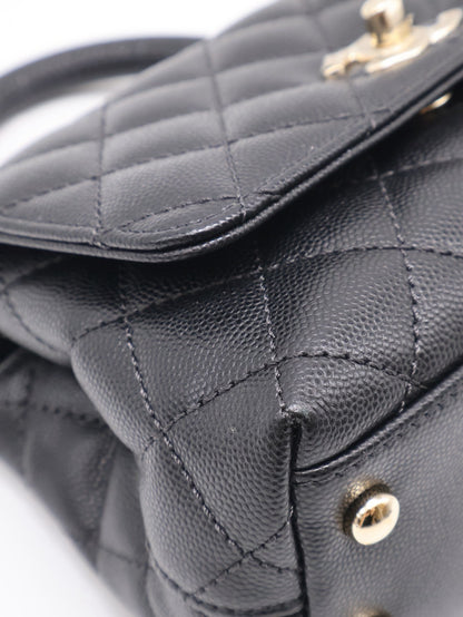 CHANEL Coco Handle - Mini黑金