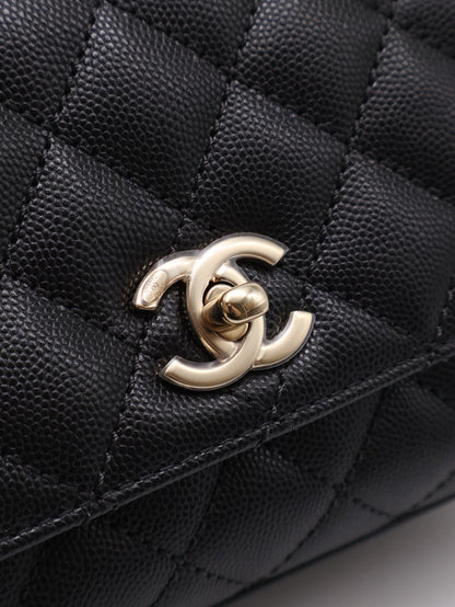 CHANEL Coco Handle - Mini黑金