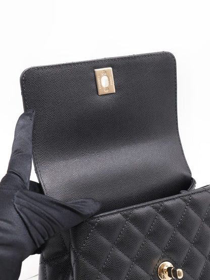CHANEL Coco Handle - Mini黑金