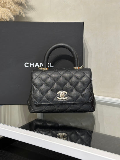CHANEL Coco Handle - Mini黑金