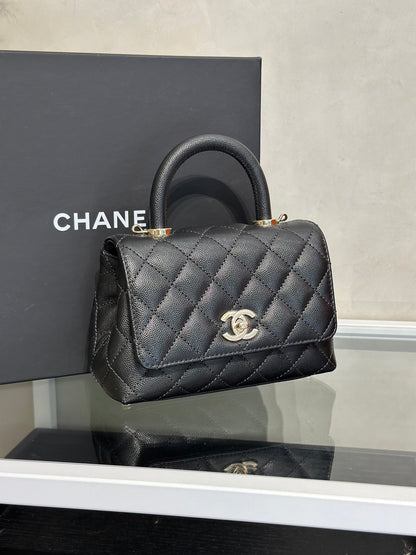 CHANEL Coco Handle - Mini黑金