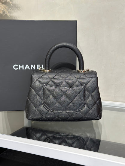CHANEL Coco Handle - Mini黑金