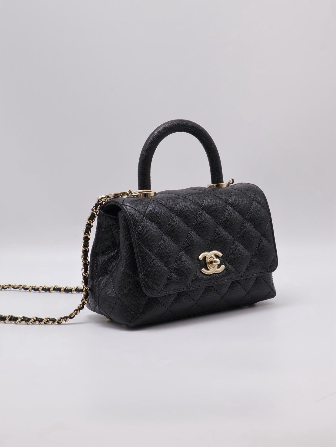 CHANEL Coco Handle - Mini黑金