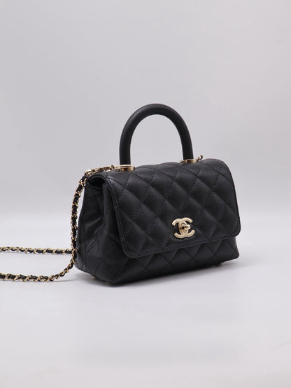 CHANEL Coco Handle - Mini黑金