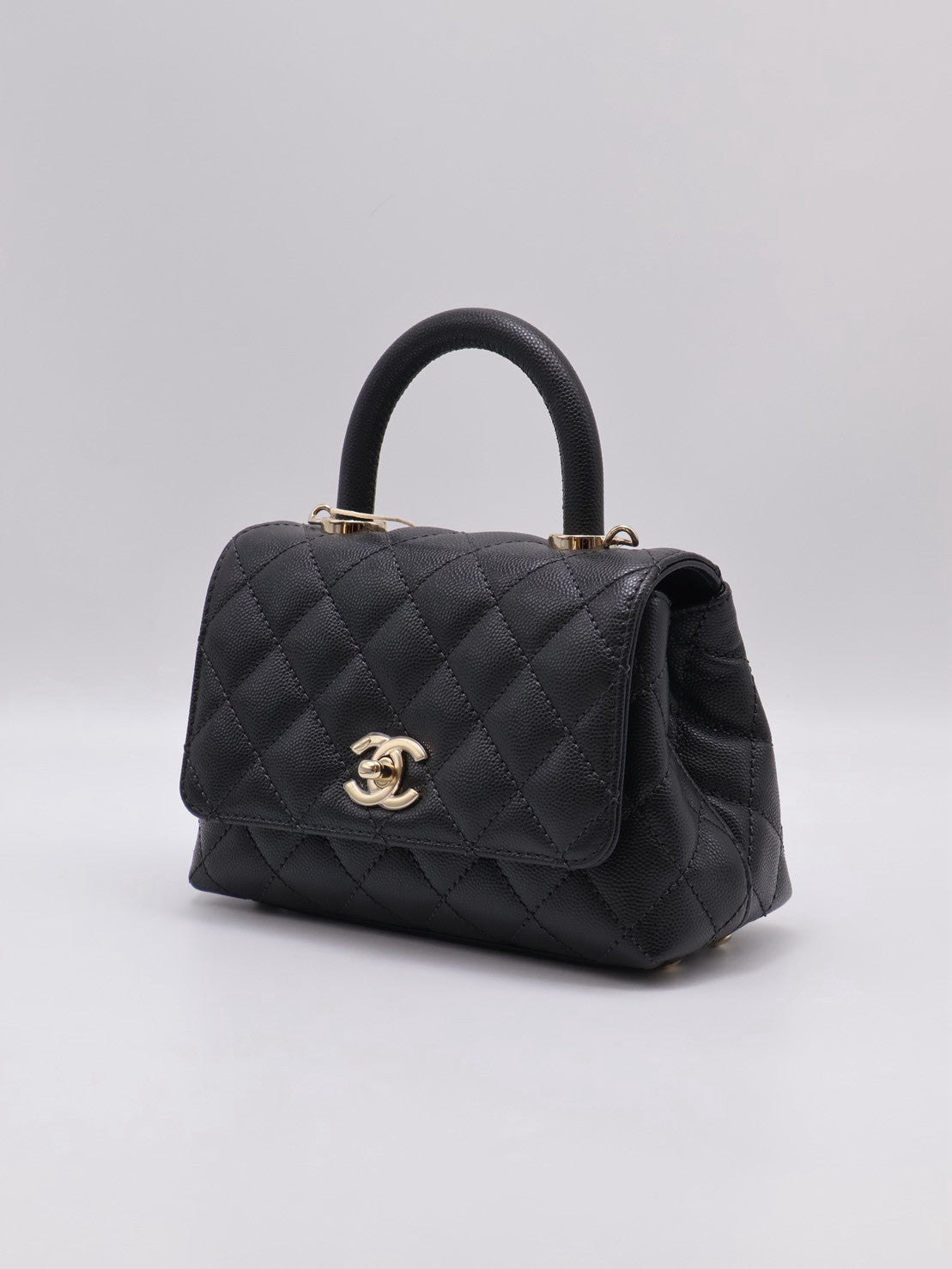 CHANEL Coco Handle - Mini黑金