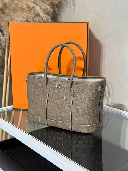 HERMES Mini Garden Party  - Etoupe 18 大象灰 G